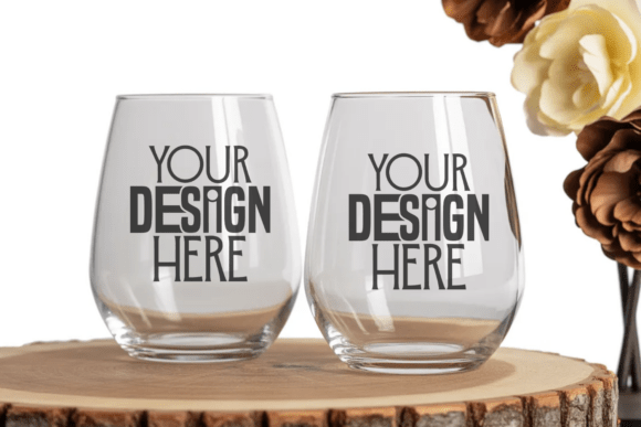 Creating Perfect Wedding Wine Glass Mockups