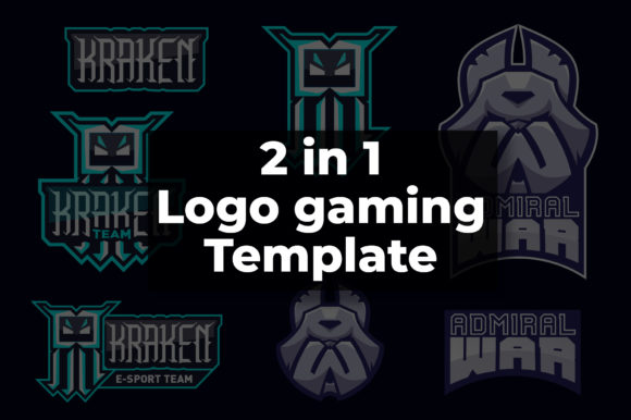 Discover the Versatility of 2 Powerful Logo Gaming Bulldog Kraken