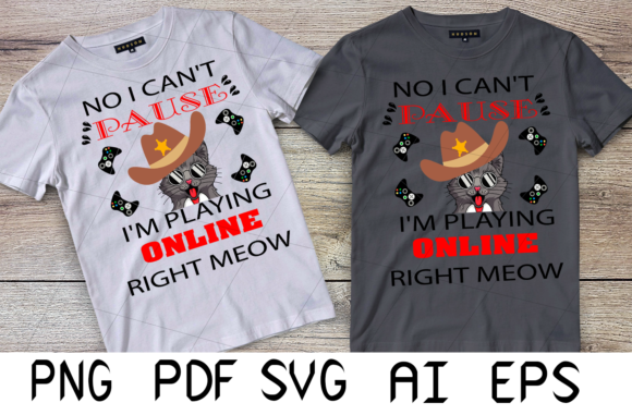 Embrace Creativity with Cat Gaming SVG Files: Perfect for Holiday and DIY Projects