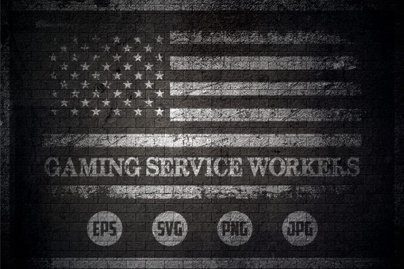 Embracing Creativity and Patriotism: The Versatility of Gaming Service Workers - USA Flag