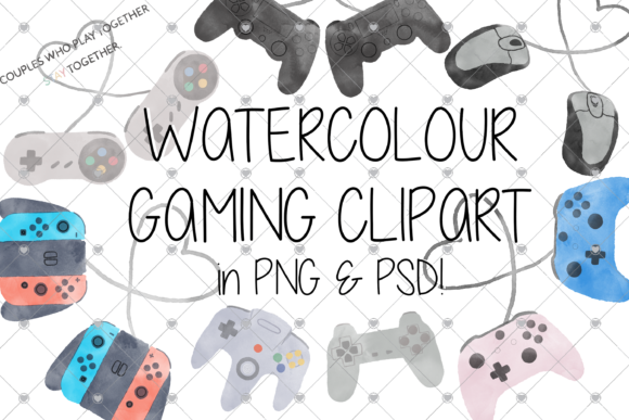 Enhancing Your Gaming Brand with Watercolour Clipart