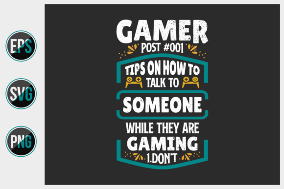 Level Up Your Wardrobe with Funny Gaming Typographic T Shirt Design