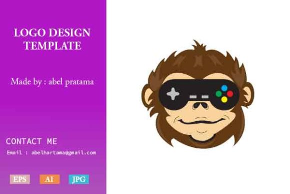 Monkey ESport Gaming Logo Template V.2: A Perfect Fit for Your Team