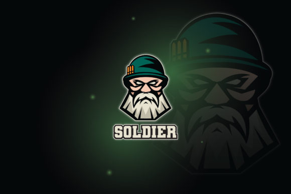 Soldier Logo E-Sport Gaming: A Versatile Branding Solution for Your Squad