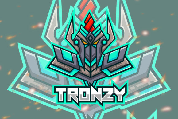 Tronzy Robot Esport Gaming Logo: A Versatile Design Asset