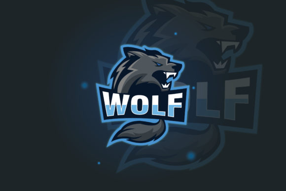 Unleash Your Brand with Wolf Logo E-Sport Gaming