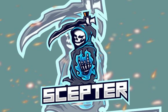 Unleash Your Esports Brand with the Scepter Squad Esport Gaming Logo