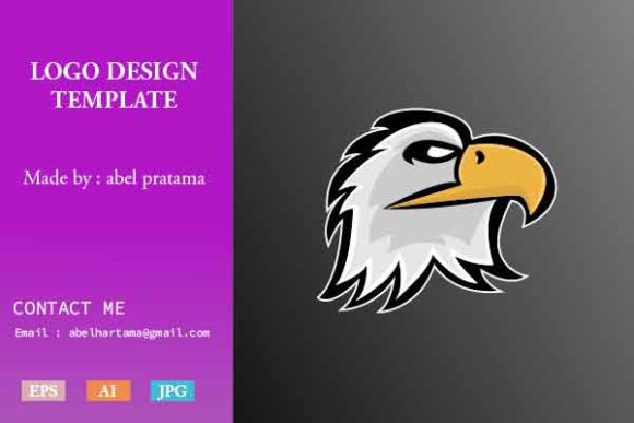 Unleash Your Gaming Brand with the Eagle ESport Gaming Logo Template