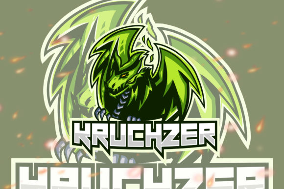 Unleashing the Power of Kruchzer Dragon Esport Gaming Logo